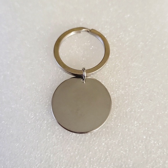 CCO Awesome Keychain Keyring Stainless Steel Round Stainless Steel OS New - Picture 5 of 8